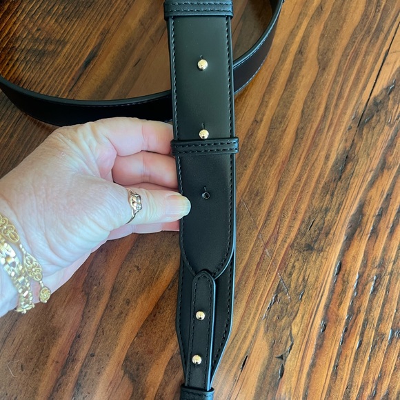 Crossbody Strap black leather, GHW - Picture 3 of 5